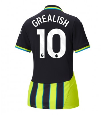 Manchester City Jack Grealish #10 Udebanetrøje Dame 2024-25 Kort ærmer